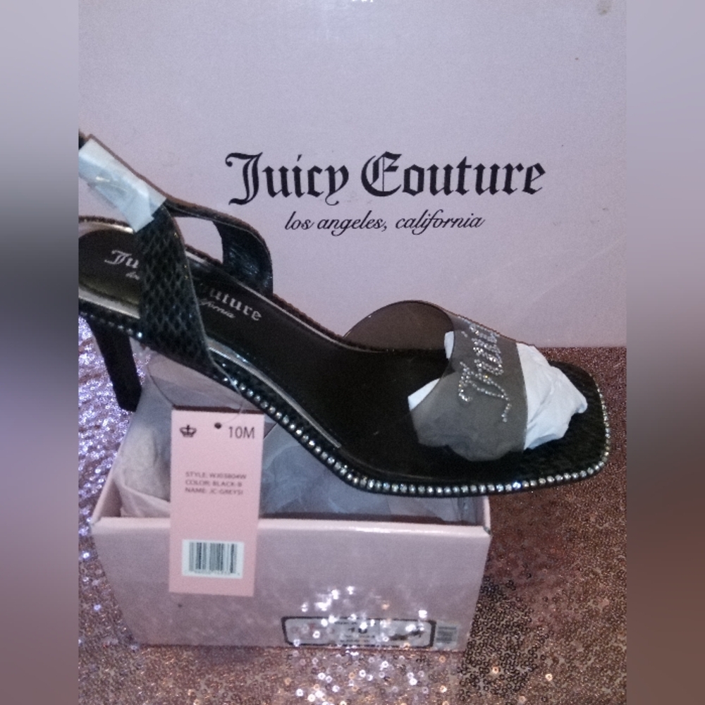 Juicy Couture Rhinestone Sandals